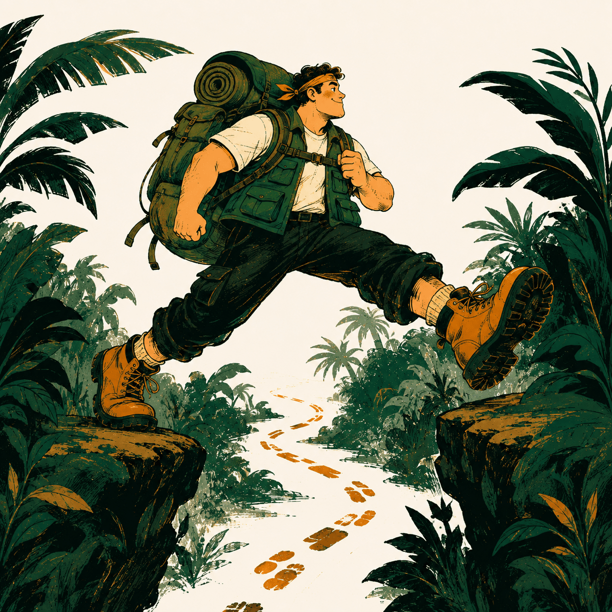 Ilustração do arquétipo O Desbravador